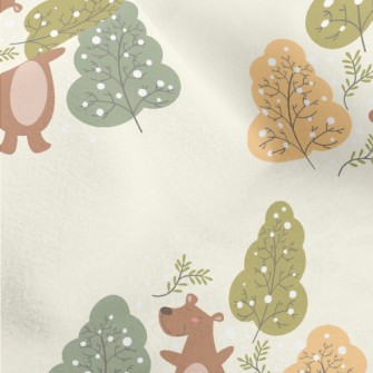 Big Bear And Big Tree Micro Fleece