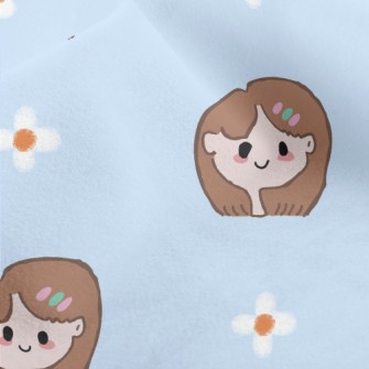 Smiling Little Girl Micro Fleece