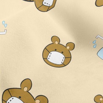 Alcohol And Mask Bear Micro Fleece