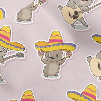 Mexican Style Kitten Micro Fleece
