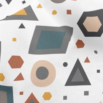 Colorful Geometric Figure Micro Fleece