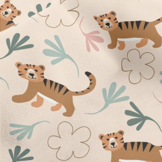 A Well-behaved Tiger Walk Micro Fleece