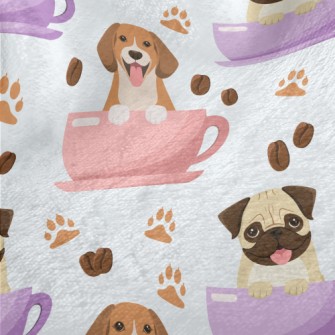 Cartoon Dog In Cup Minky