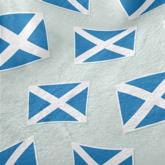 Cross Pattern Flag Minky