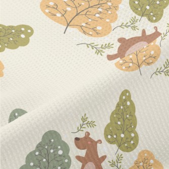 Big Bear And Big Tree Piqué