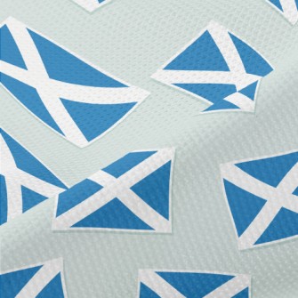 Cross Pattern Flag Piqué