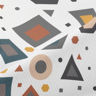 Colorful Geometric Figure Piqué