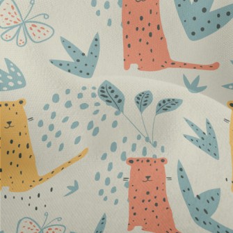 Garden Tiger Butterfly Lightweight Performance Linen