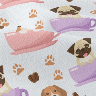 Cartoon Dog In Cup Modern Jersey