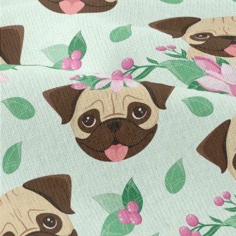 Beautiful Flower Pug Modern Jersey