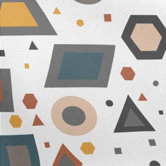 Colorful Geometric Figure Pongee