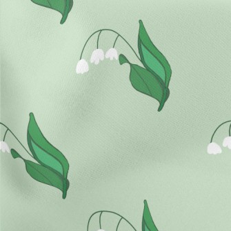 Pure Lily Of The Valley Lightweight Cotton Poplin