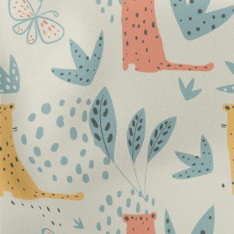 Garden Tiger Butterfly Lightweight Cotton Poplin