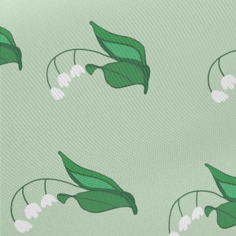 Pure Lily Of The Valley Midweight Cotton Poplin