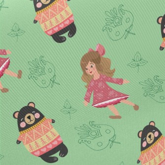 Pretty Little Girl Midweight Cotton Poplin
