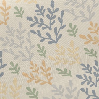 Retro Color Flowers Midweight Cotton Poplin