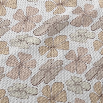 Large Pattern Flowers Birdseye Piqué