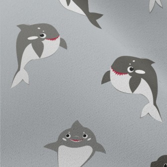 Thief Two-color Shark Chiffon