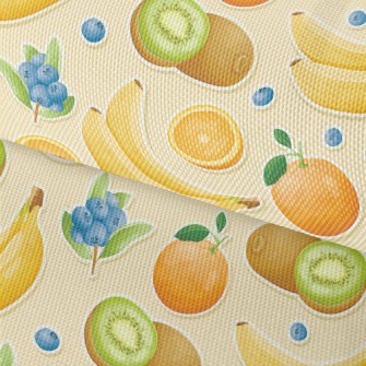 3D Banana Kiwi Waterproof Oxford