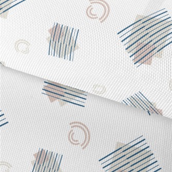 Line Diamond Block Waterproof Oxford