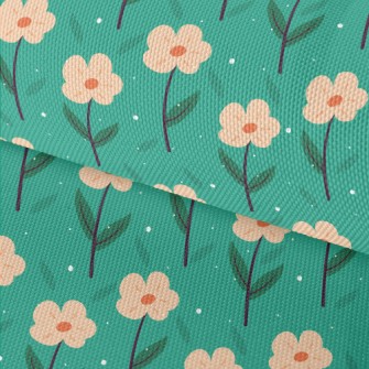 Garden Orange Flowers Waterproof Oxford