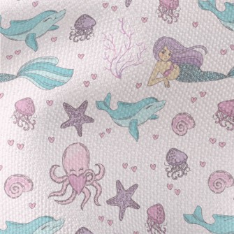 Mermaid Dolphin Octopus Waterproof Canvas