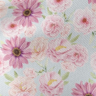 Watercolor Beautiful Flowers Waterproof Canvas