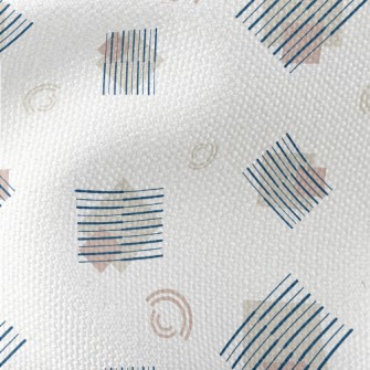 Line Diamond Block Waterproof Canvas