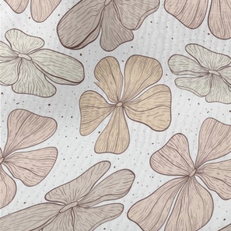 Large Pattern Flowers Terry