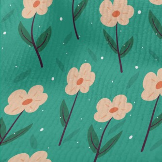 Garden Orange Flowers Terry