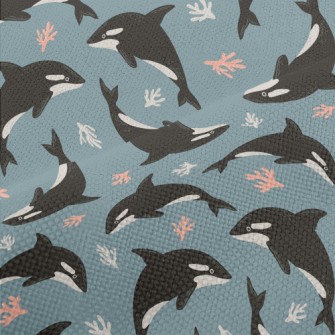 Killer Whales And Corals Performance Linen