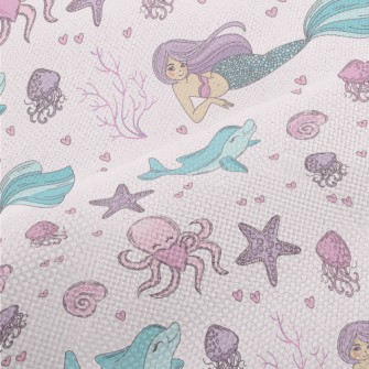 Mermaid Dolphin Octopus Performance Linen