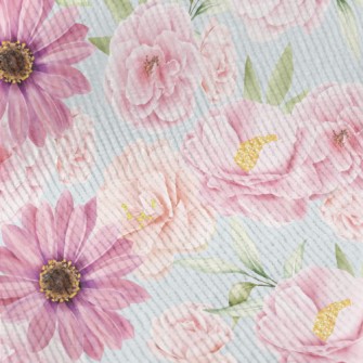 Watercolor Beautiful Flowers Standard Corduroy