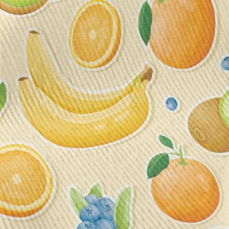 3D Banana Kiwi Standard Corduroy