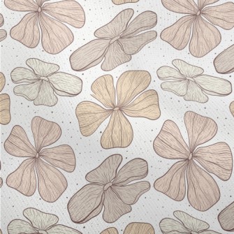 Large Pattern Flowers Dobby