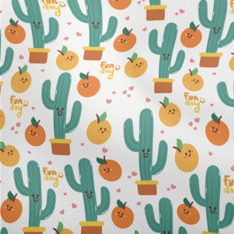 Orange And Cactus Dobby