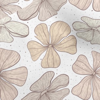 Large Pattern Flowers Micro Fleece