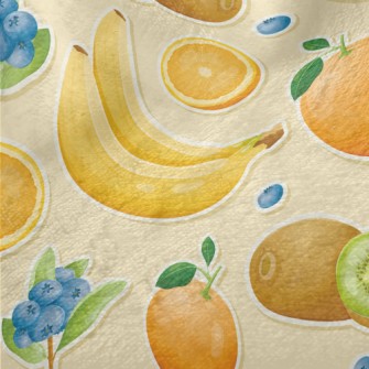 3D Banana Kiwi Minky