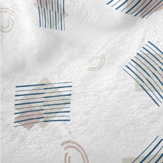 Line Diamond Block Minky