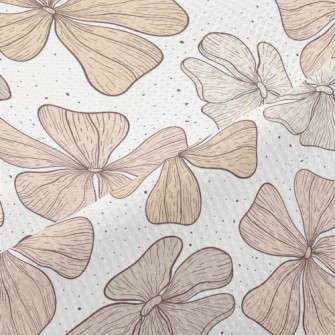 Large Pattern Flowers Piqué