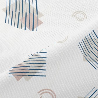 Line Diamond Block Piqué