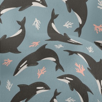 Killer Whales And Corals Lightweight Performance Linen