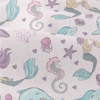 Undersea Mermaid Dolphin Modern Jersey
