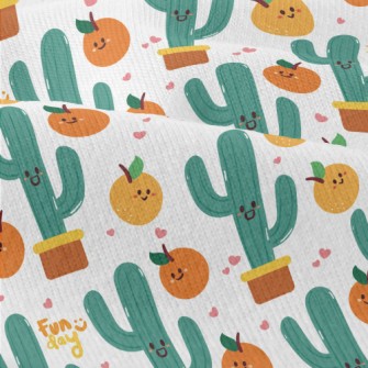 Orange And Cactus Modern Jersey