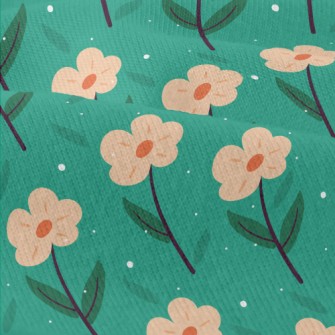 Garden Orange Flowers Modern Jersey