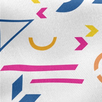 Colorful Arrow Blocks Jersey Backed Fleece