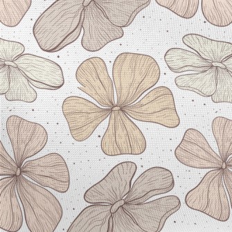 Large Pattern Flowers Pongee