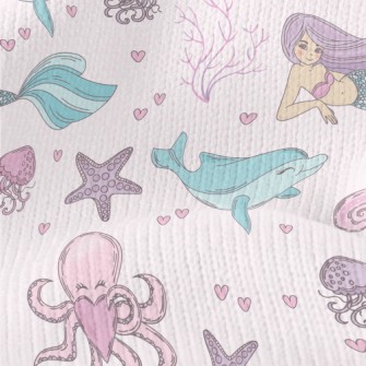Mermaid Dolphin Octopus Stretch Jersey