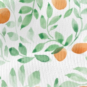 Watercolor Leaves And Fruits Stretch Jersey