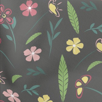 Cute Small Garden Lightweight Cotton Poplin
